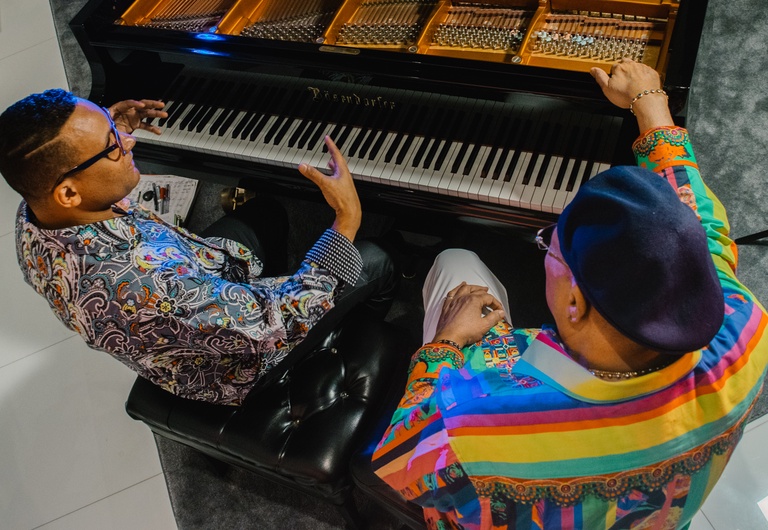 Chucho Valdés et Gonzalo Rubalcaba